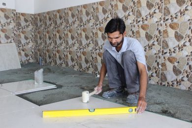 TILING AND PAINTING